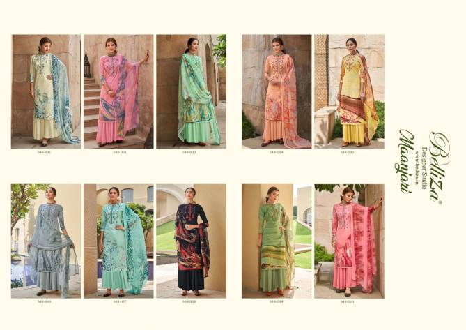 Belliza Maanjari Designer Premium Fancy Casual Wear Pure Cotton Digital Print With Heavy Embroidery Work Collection

